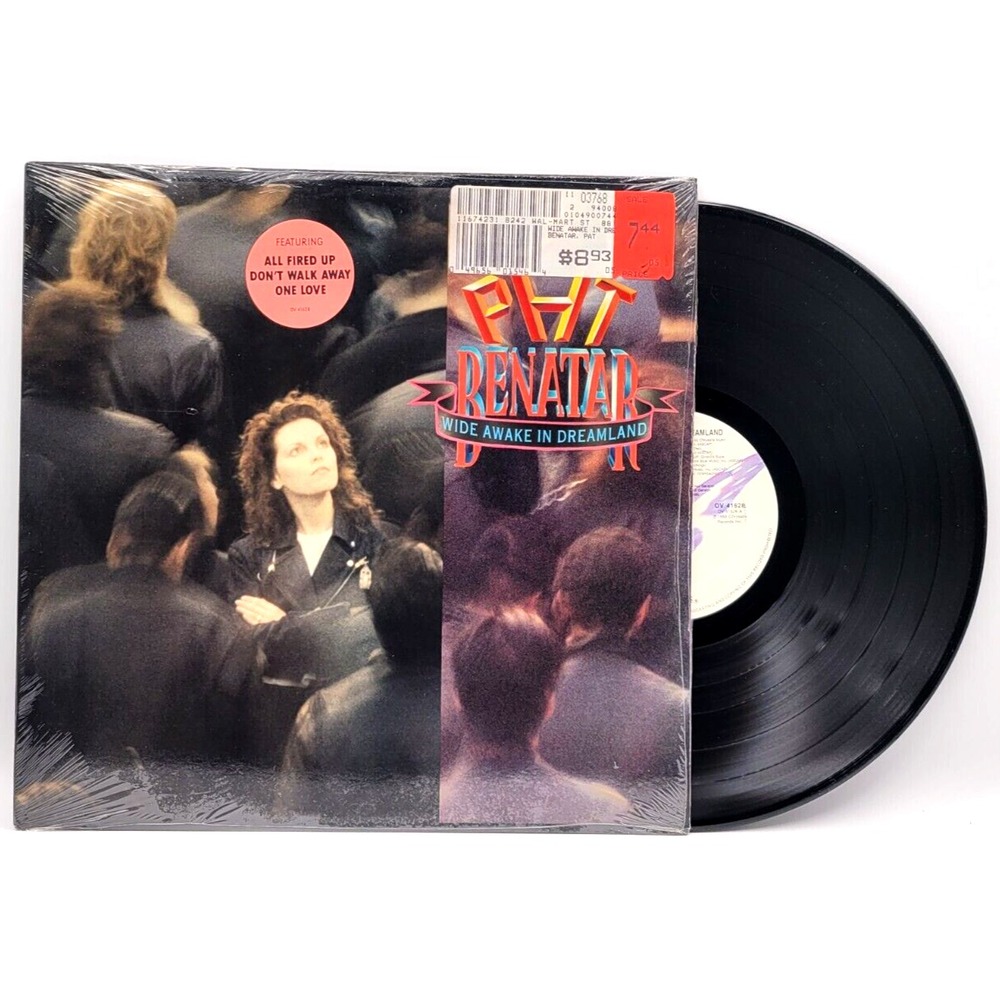 PAT BENATAR - WIDE AWAKE IN DREAMLAND - ROCK LP *IN SHRINK* *HYPE STICKER*
